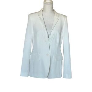 Tommy Hilfiger One-Button White Blazer